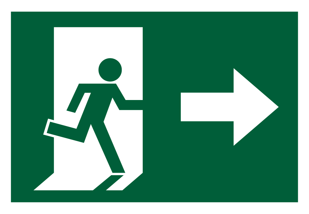 An Exit Sign